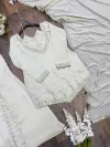 Jf 054 Roman Glass With Real Mirror Work Plazzo Suits